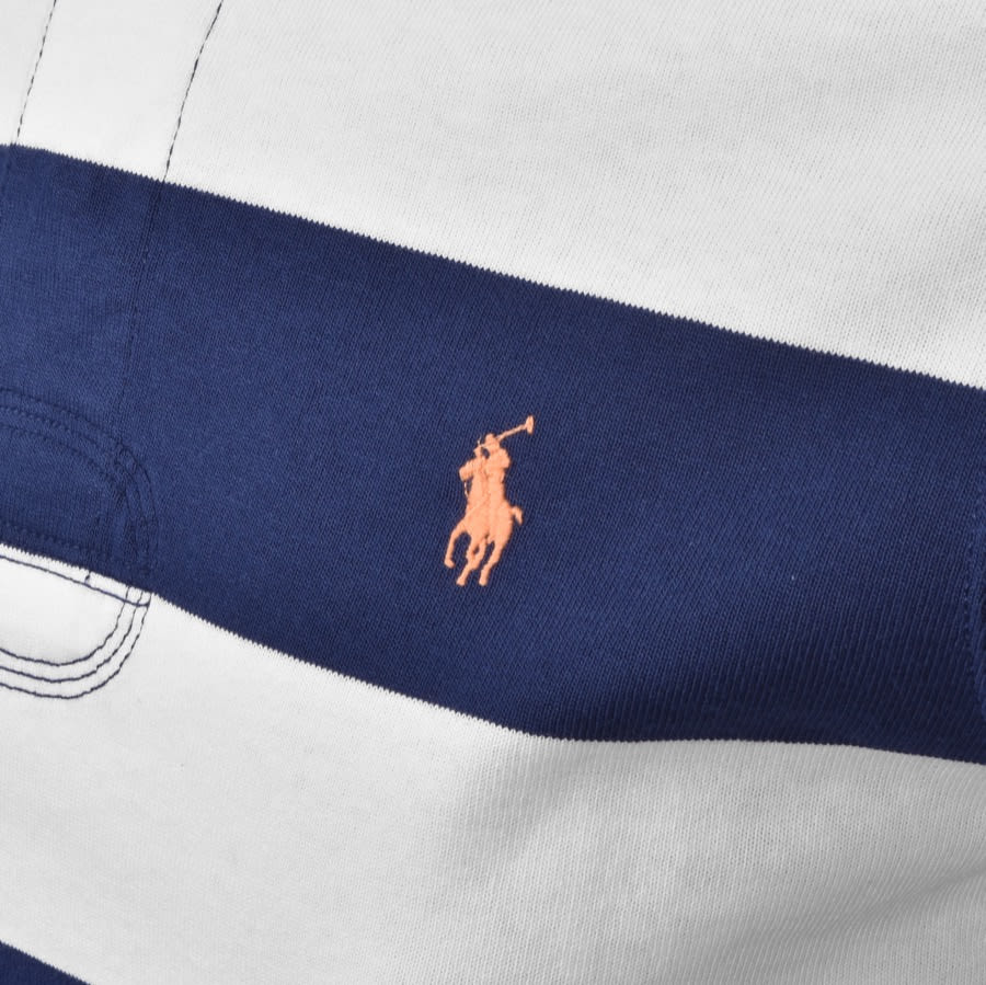 Alternative Image for ProductRalph Lauren Long Sleeve Rugby Polo T Shirt Blue3